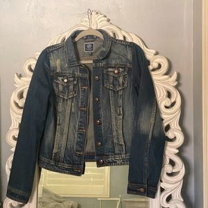 BoomBoom Distressed Jean Jacket - Medium